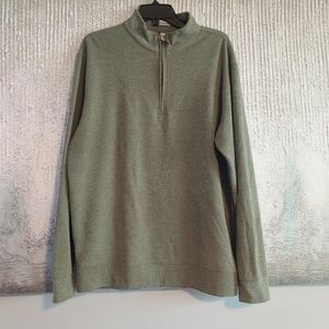 Peter Millar Men's Knit Pullover Quarter Zip Sz-L